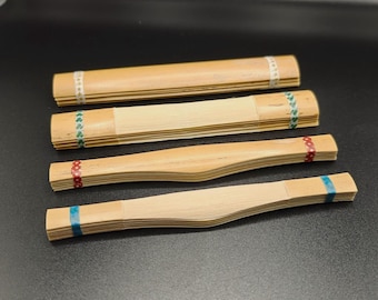 Conjunto de cañas de fagot: juego de 5 piezas 1. GSP, 2. ranurado/con forma, 3. ranurado/perfilado, 4. ranurado