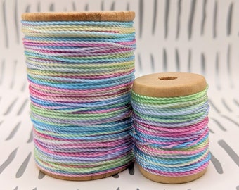 Macaron Bites Variegated Nylon Crochet Thread Hand-Dyed