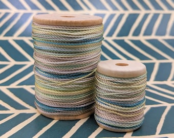 Hilo de nailon abigarrado para crochet teñido a mano Barren Landscape