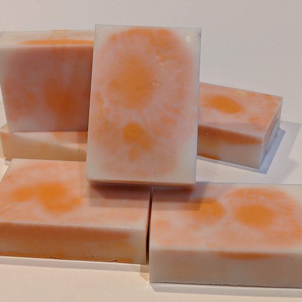 Orange Patchouli Goatsmilk Soap - Handmade