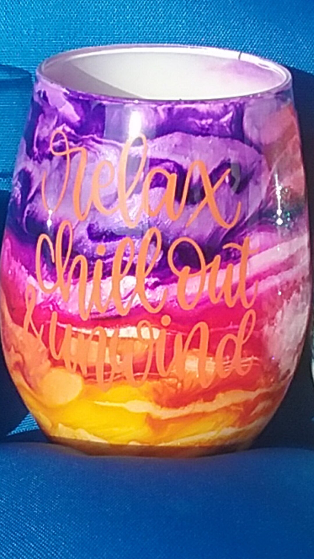 GLITTER WINE GLASSES Etsy