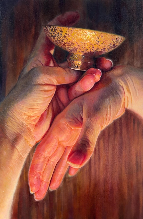 Content with Shadows | Oil on Wood Panel