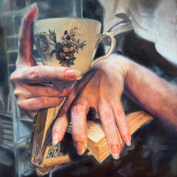 Royal Copenhagen Teacup Fine Art Print | European Wall Decor