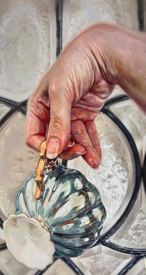 Japanese Shell-Form Teacup Fine Art Print