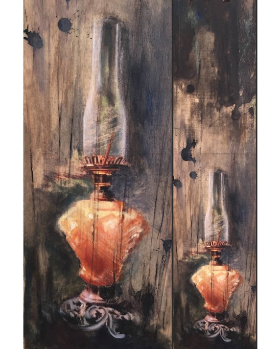 Victorian Lamp Fine Art Print
