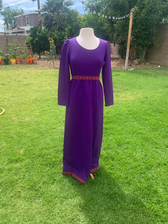 Handmade vintage maxi dress