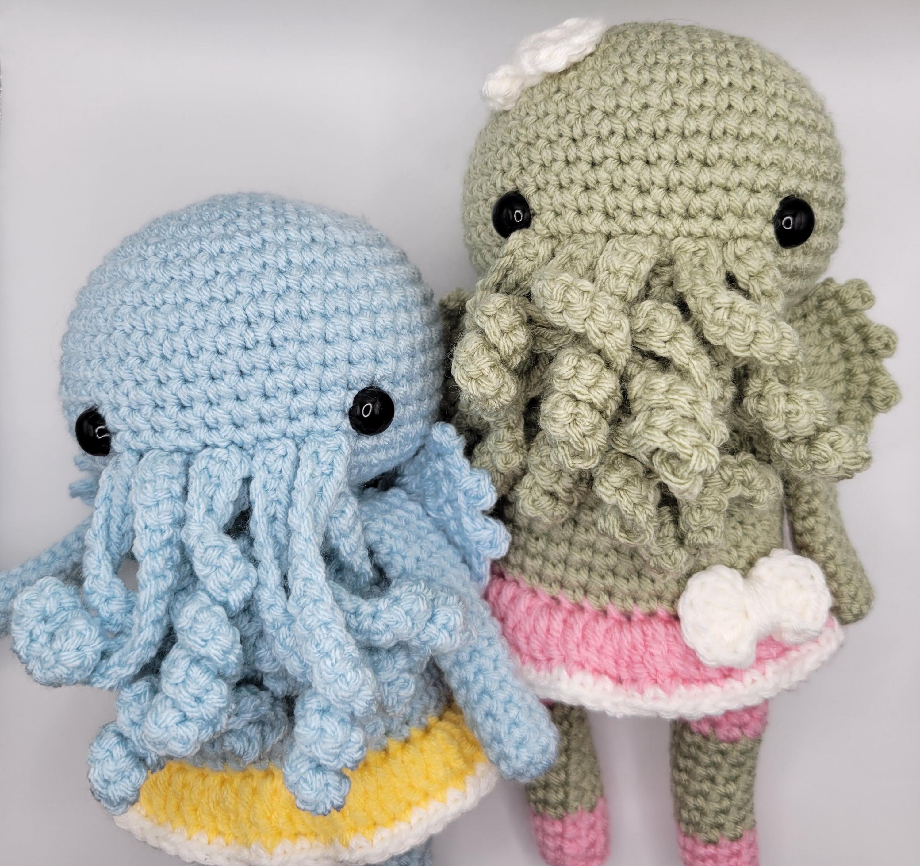 30 Cthulhu Crochet Patterns for Lovecraftian Amigurumi, Plushies, and Gifts 29 Mrs. Cthulhu Crochet Pattern