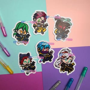 Chibi Heart.steel Stickers | Cute Stickers | Bullet Journal Stickers | Laptop Stickers | Kawaii Stickers | LOL Sticker | Video Game Stickers