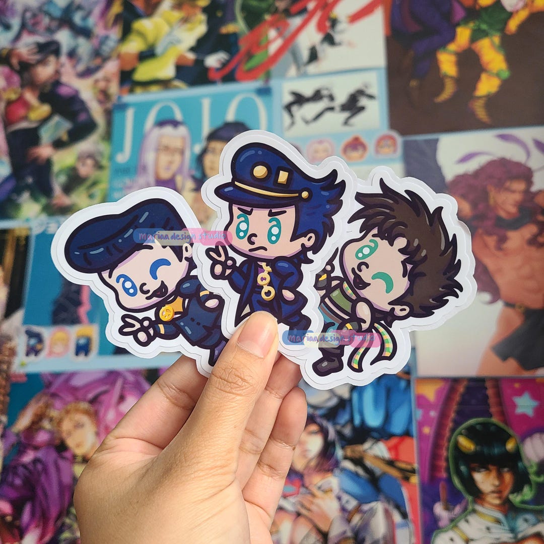 Chibi Anime Stickers: Bizarre Anime Kawaii Laptop Decals - Etsy