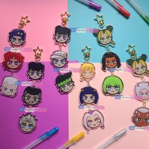 In-Stock Available! Bizarre Micro Boi Keychains | Bizarre Anime | AnimeCharm | KawaiiKeychain | Weeb Charm|Itabag|Jo.taro Keychain