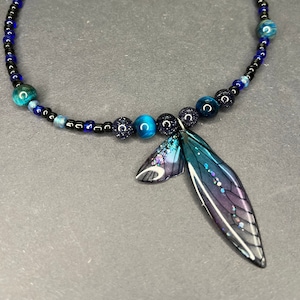 Ikran inspired necklace, mountain banshees Avatar