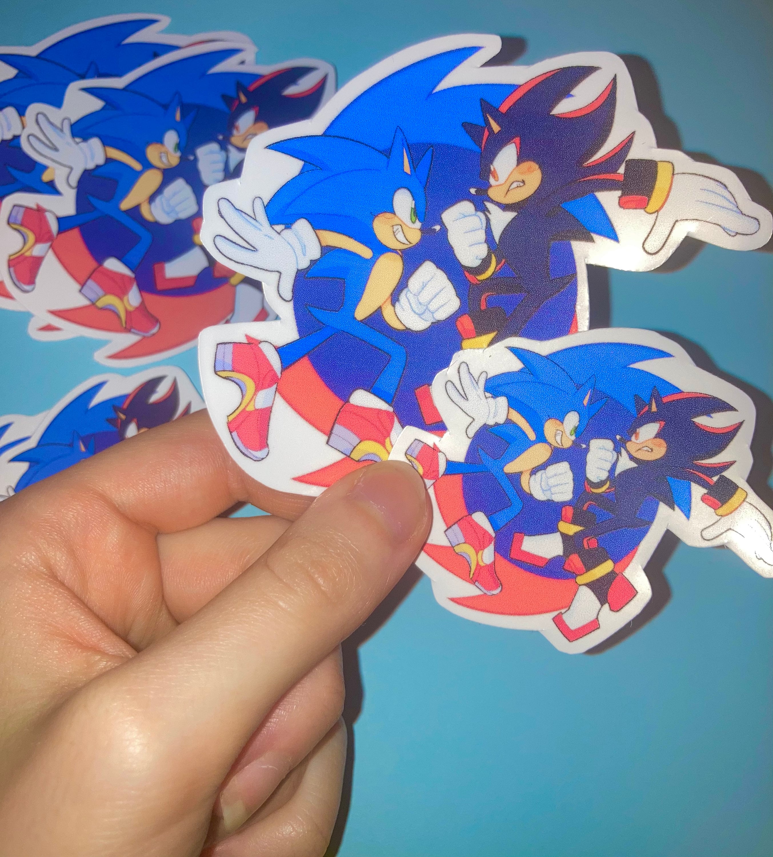 Hedgehog Lovers (Sonic X Shadow) SFW Very Cute Trust Me Sticker