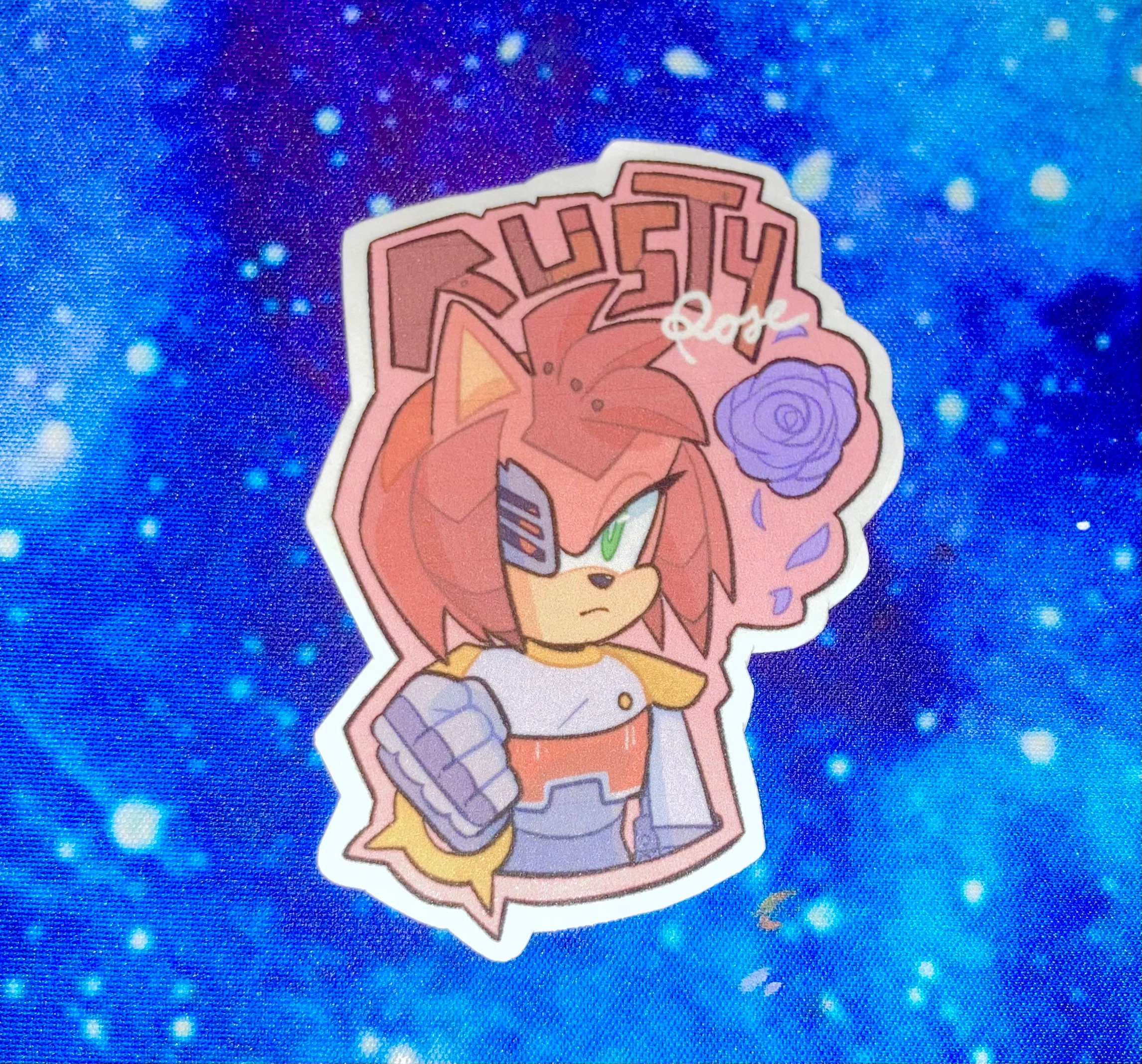 CLASSIC SONAMY!! 💙💖 - Sonic The Hegdehog - Sticker