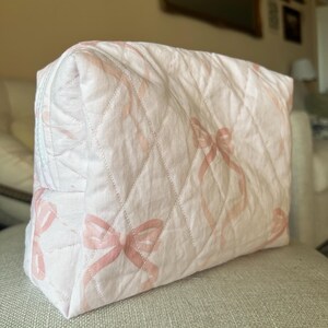 Coquette Boxy Makeup Bag