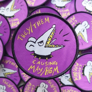 They/them causing mayhem patch image 1