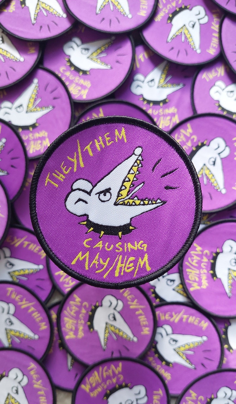 They/them causing mayhem patch image 1