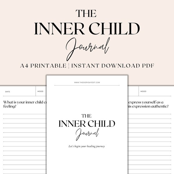 The Nighttime Journal Printable, Night Journal Prompts, Journaling Prompts, Evening Journal ...