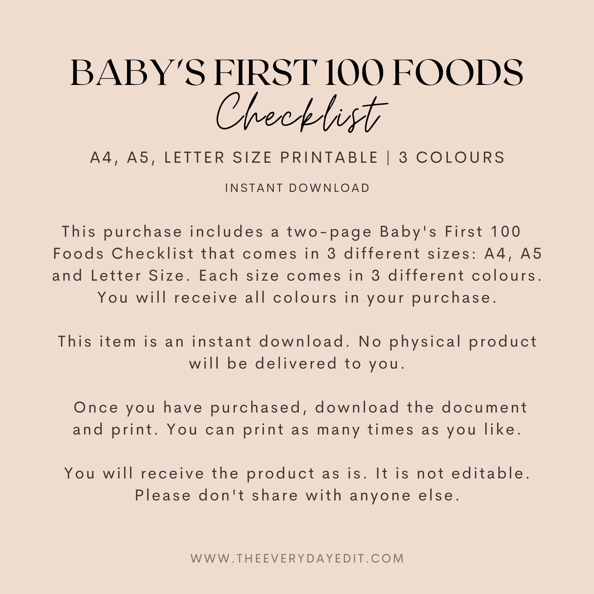 Do's and Don'ts for Baby's First Foods