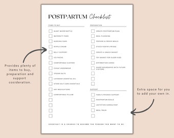 21 Postpartum Kit Essentials for Self-Care & Recovery + Printable Checklist  - Drama Free Momma