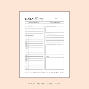 Classic Happy Planner Printable, Daily Planner Printable, Planner ...