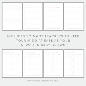 baby tracker printable, newborn tracker, newborn log, baby log, breast feeding tracker, frozen milk log, pumping log, breast pump, baby food tracker, baby meal tracker
