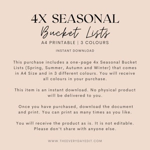 summer bucket list, summer ideas, summer vibes, summer aesthetic, winter bucket list, winter ideas, winter vibes, winter aesthetic, spring bucket list, spring ideas, spring vibes, spring aesthetic, autumn bucket list, autumn ideas, autumn vibes