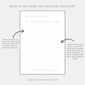 baby sleeping tracker, baby sleep tracker, baby sleep planner printable, baby planner, baby tracker, new mom gift, baby shower planner, baby shower gift, new mom planner, new mom tracker