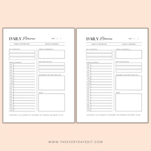 Classic Happy Planner Printable, Daily Planner Printable, Planner ...