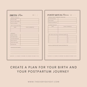 Pregnancy Planner Printable, New Mom Planner, Baby Essentials Checklist ...