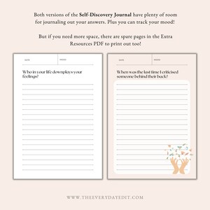 journal prompts, shadow work journaling prompts, self discovery journal prompts, self development journal prompts, personal development printable, personal growth planner printable, printable journal