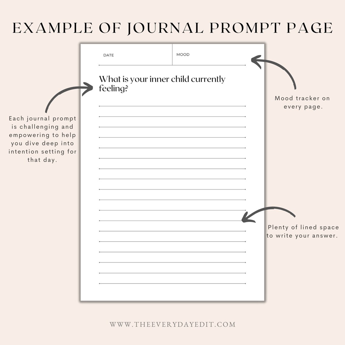 The Inner Child Journal Printable, Inner Child Journaling Prompts ...