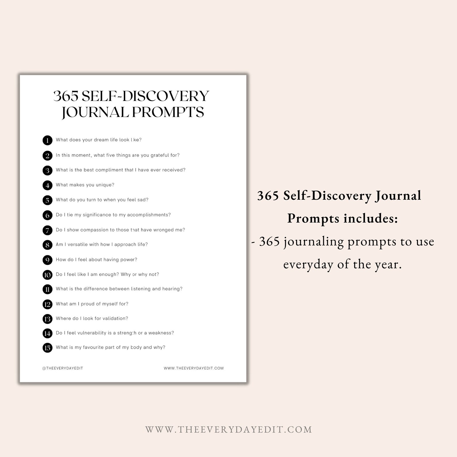Shadow Work Journal Printable Bundle, Self Discovery Journal Prompts ...