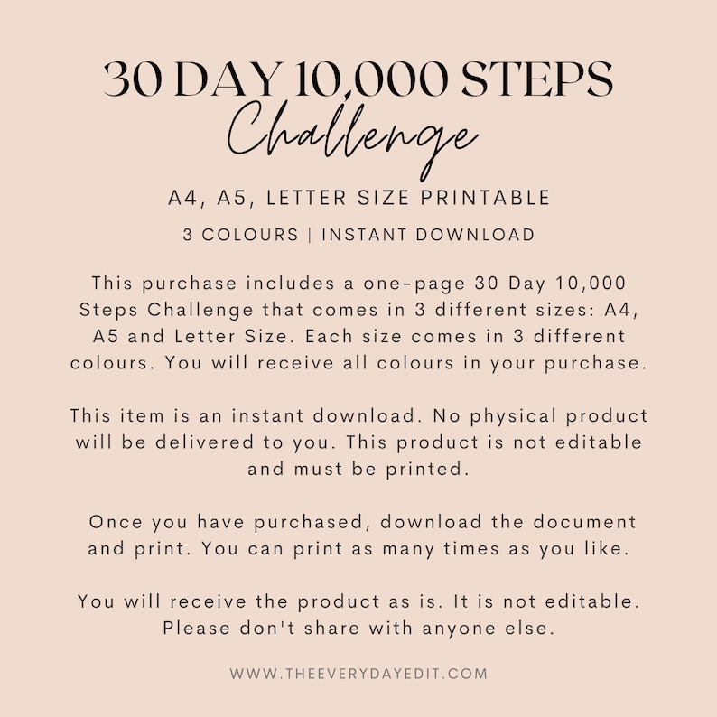 30 Day 10000 Steps Challenge Printable 30 Day Challenge Steps Tracker 30-day-10000-steps-challenge-printable-30-day-challenge-steps-tracker