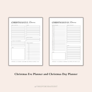 Kerstplannerbundel afdrukbaar, kerstchecklist, kersttracker, kerstafdrukbaar, cadeautracker, Instant Download PDF afbeelding 6