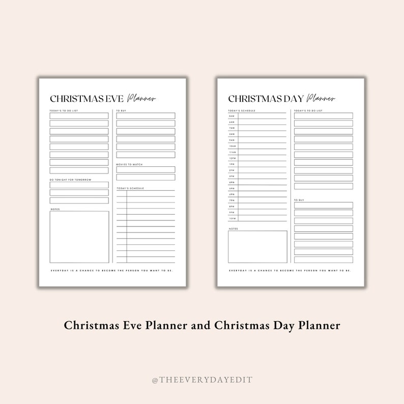 Kerstplannerbundel afdrukbaar, kerstchecklist, kersttracker, kerstafdrukbaar, cadeautracker, Instant Download PDF afbeelding 6
