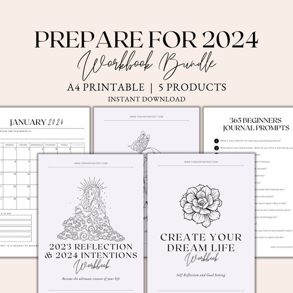 2024 New Year Kit Bundle PDF (ages 4-10 and 11+) – Big Life Journal