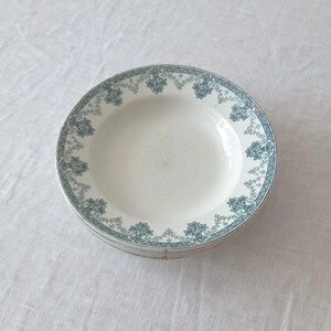 Set van 5 vintage Franse diepe borden, decor Cahors