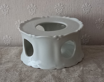 Koehler Home Decor Teapot Oil Warmer - 5.375 Inch Blue Ceramic Stove For Fragrance Oils - View #3