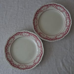 1 x Antique English serving platter by Royal Semi Porcelain decor Rosa Booths, Antique English platter, Farmhouse decor.