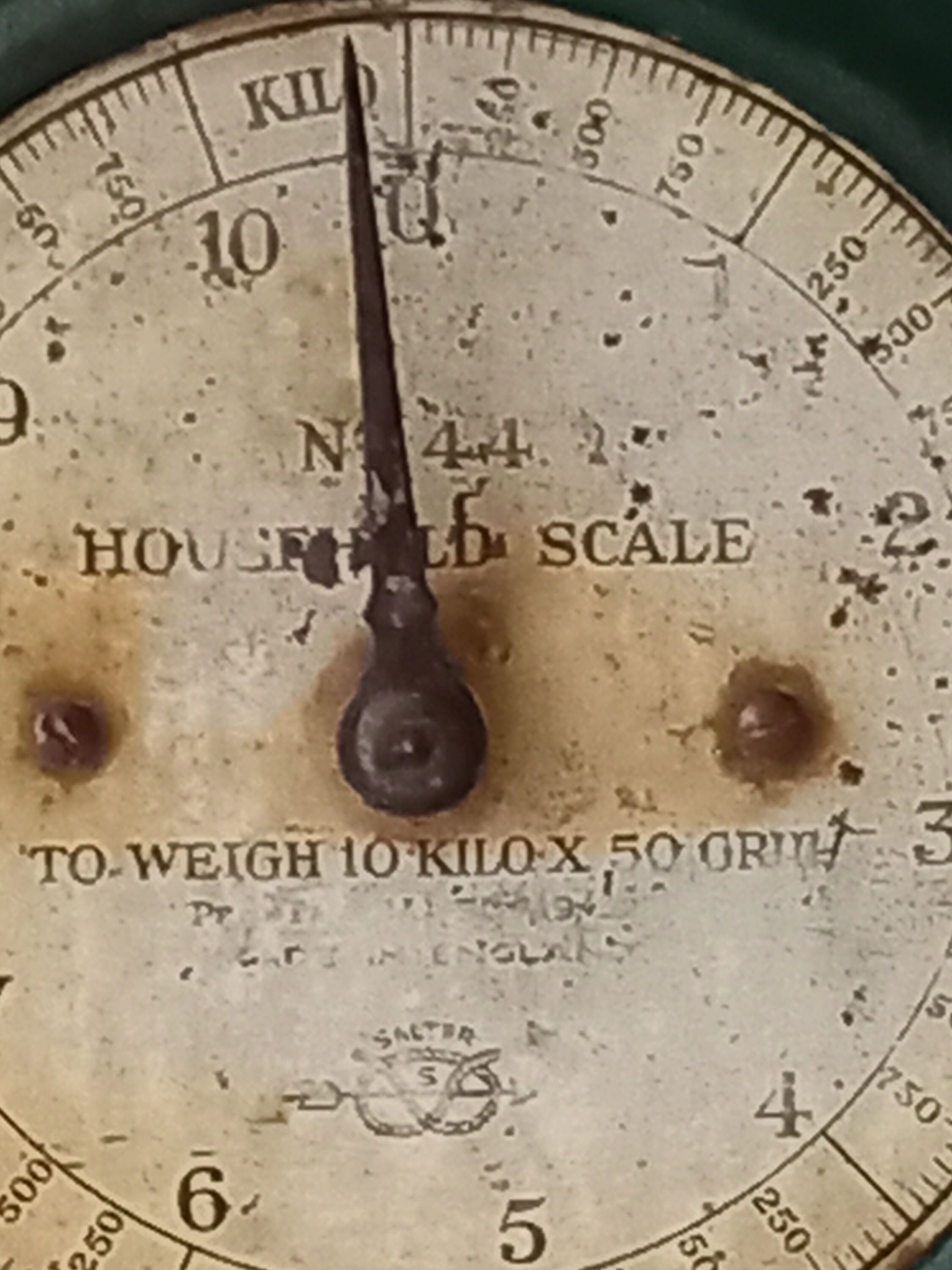Antique Household Scale by Salter No. 44, Antique Kitchen