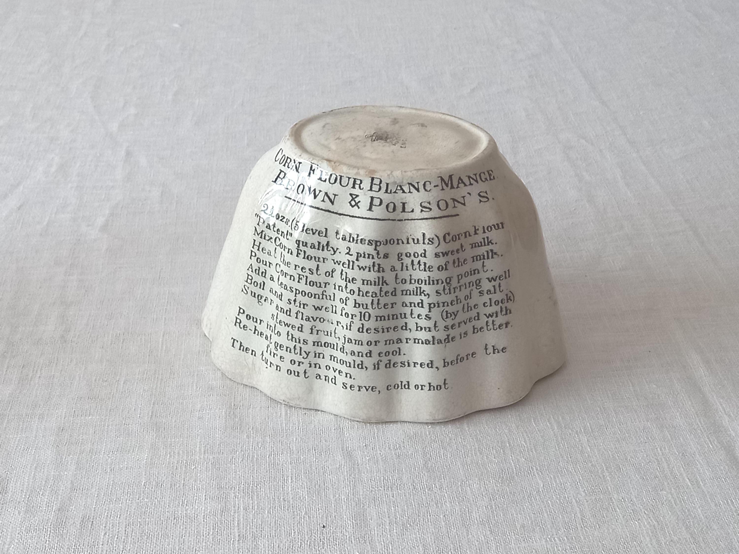 Brown & Polson Jelly Mould - Etsy