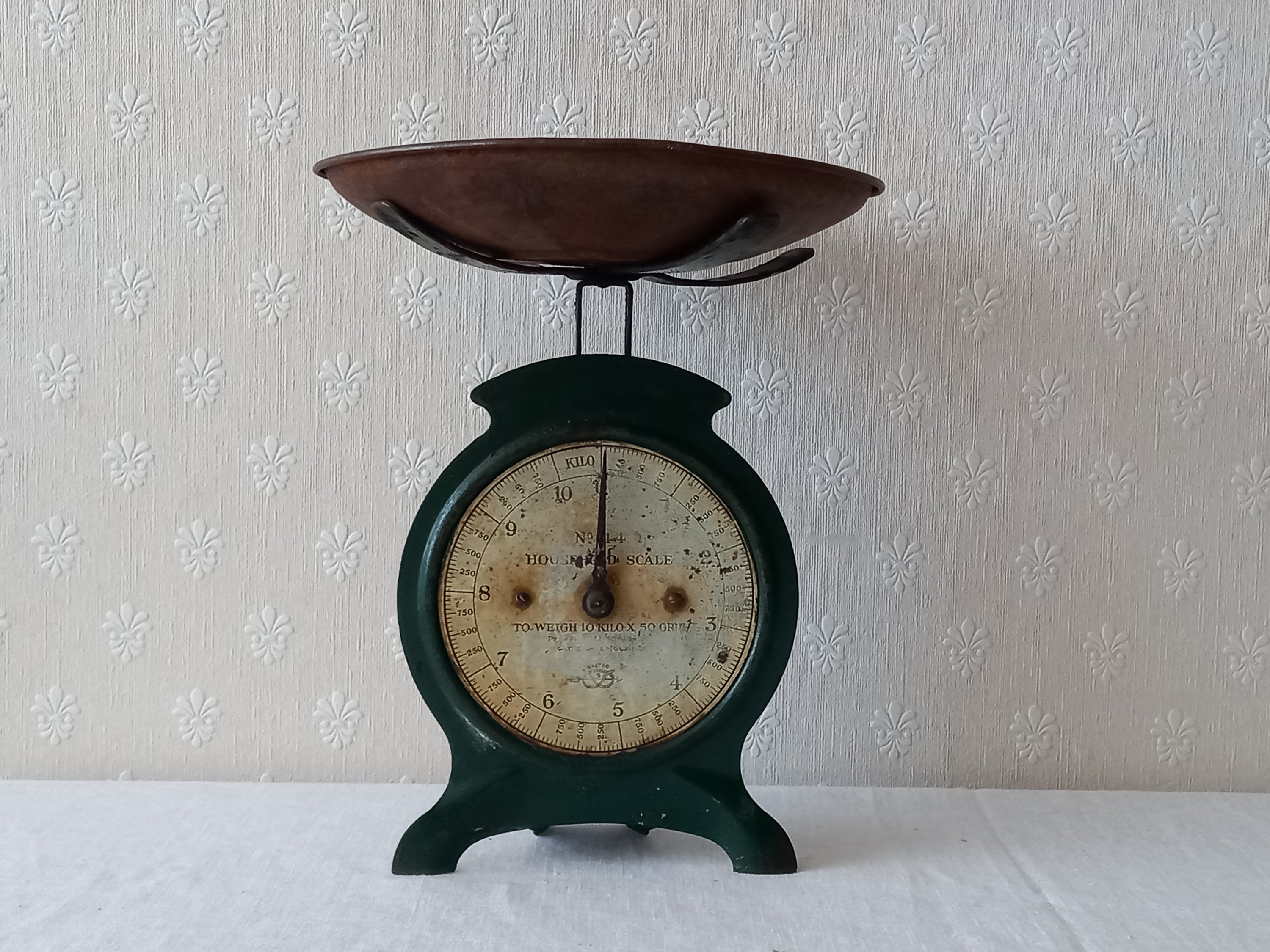 Antique Household Scale by Salter No. 44, Antique Kitchen