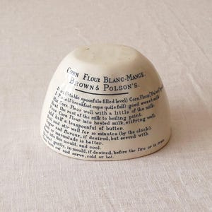 Brown & Polson Jelly Mould - Etsy