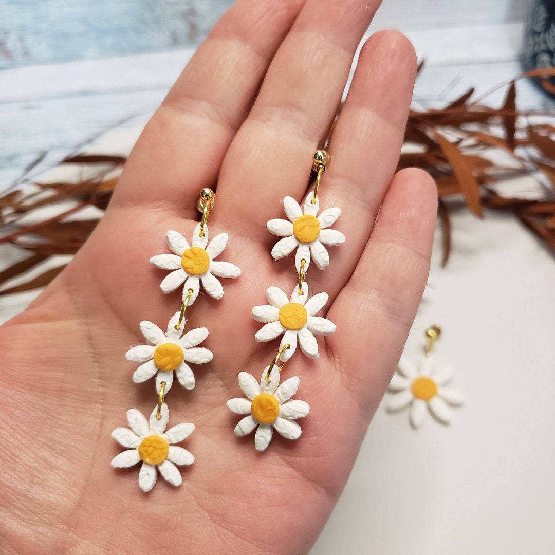 [VINTAGE HOLLYWOOD]★Mini Daisy Post Earring VINTAGE HOLLYWOOD VH-231-008 Mini Daisy Post Earrings