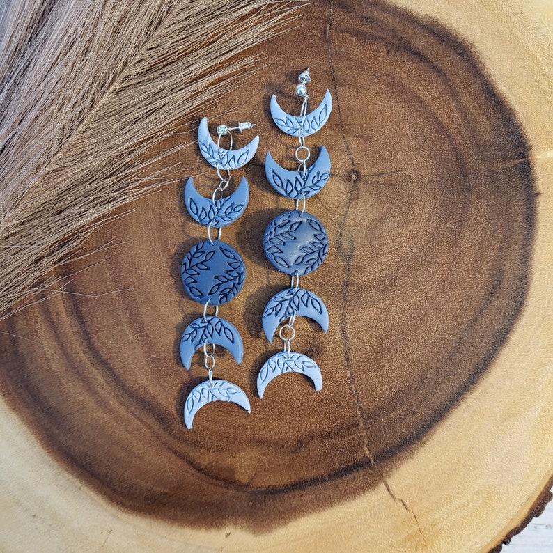 Moon Phase Earrings