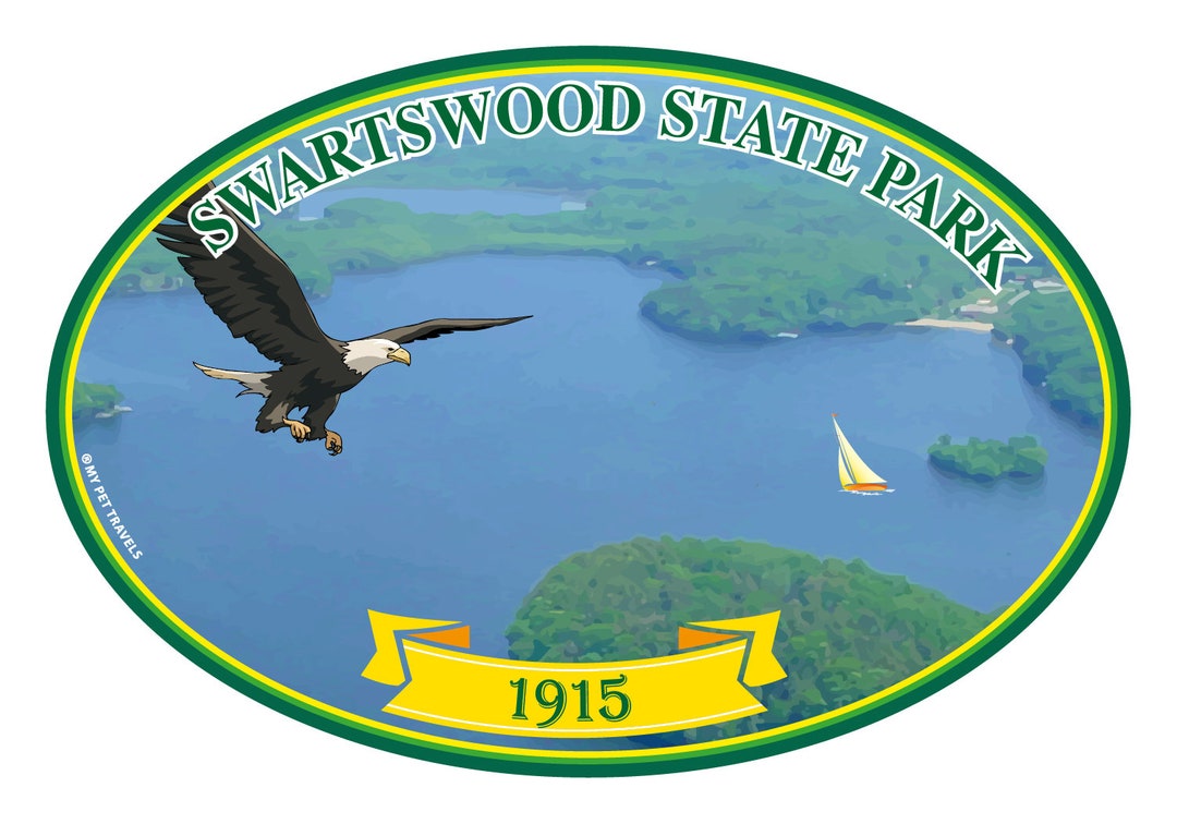 Swartswood State Park Souvenir Sticker Etsy