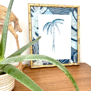 Palm Tree Watercolor Print | Hand Painted Beach Art | Artwork | Palm Tree Painting | Home Decor | Beach House Decor | Florida Wall Art