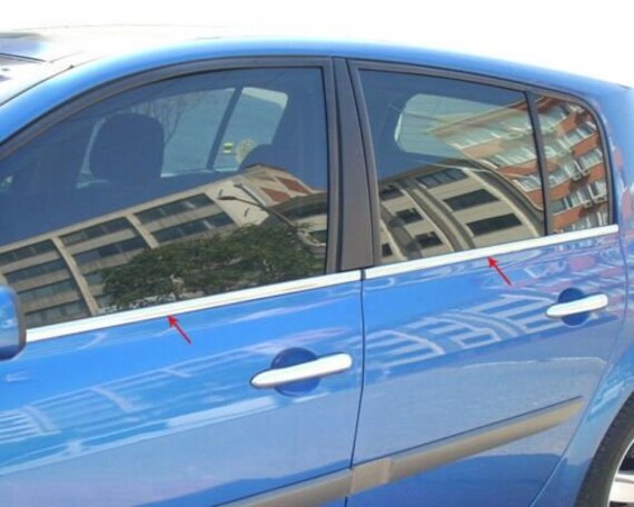 Renault Megane 2 Saloon Chrome Windows Frame Trim 4door - Etsy