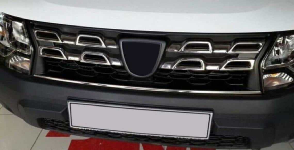 Dacia Duster Chrome Front Grill Streamer 1pcs S.steel Etsy