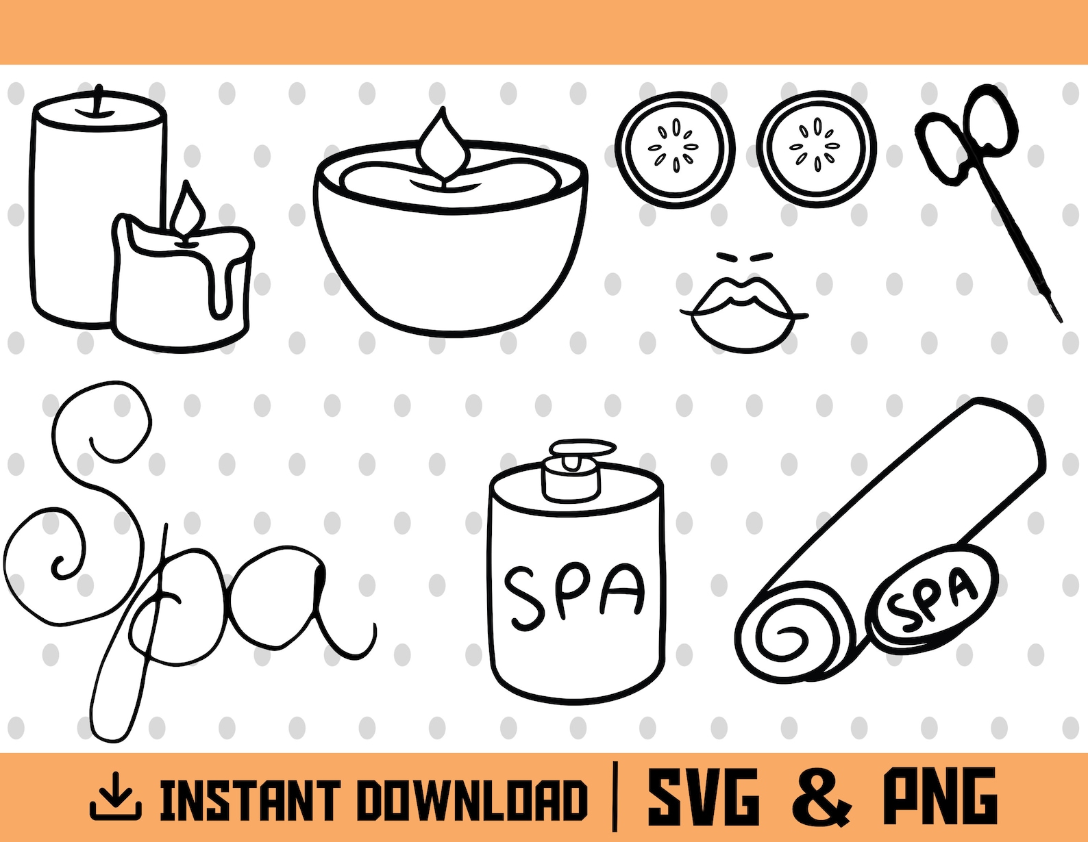 Spa Day, Girls Spa Trip SVG and PNG, Spa Birthday SVG, Girls Spa Day ...